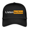 Casquette Trucker Listen techno - noir/noir