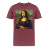 T-shirt Mona Lisa - rouge bordeaux chiné