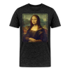 T-shirt Mona Lisa - charbon