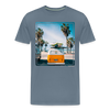 T-shirt Surf Lifestyle - gris bleu