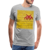 T-shirt Invader Pixel Art - gris chiné