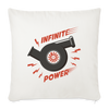 Coussin et housse de 45 x 45 cm turbo Infinit power - blanc nature