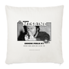 Coussin et housse de 45 x 45 cm Jacques Mesrine - blanc nature