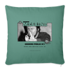 Coussin et housse de 45 x 45 cm Jacques Mesrine - vert sapin