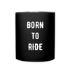 Mug Biker Born To Ride Green Edition - noir