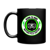 Mug Biker Born To Ride Green Edition - noir