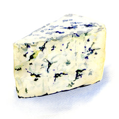 Watercolour Illustration of Blue Cheese