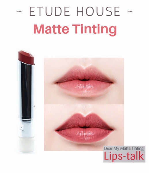 Etude House - Dear My Matte Tinting Lips-Talk (#BR401)