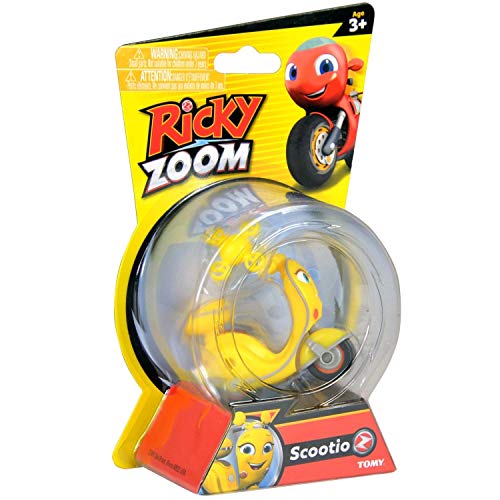 RICKY ZOOM Scootio Toy Scooter 3" Figure Free Standing Free Wheeling