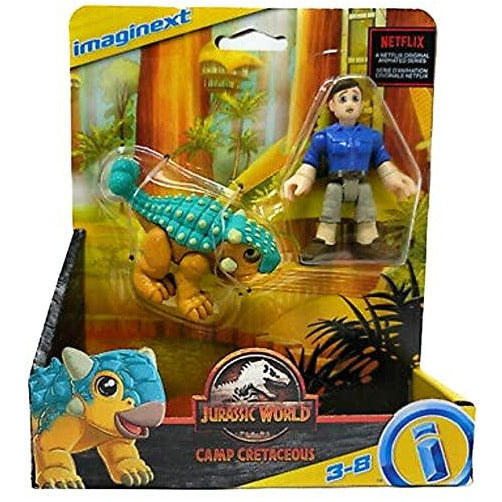 Jurassic World imaginext Camp Cretaceous Bumpy and Ben Figure – Toy