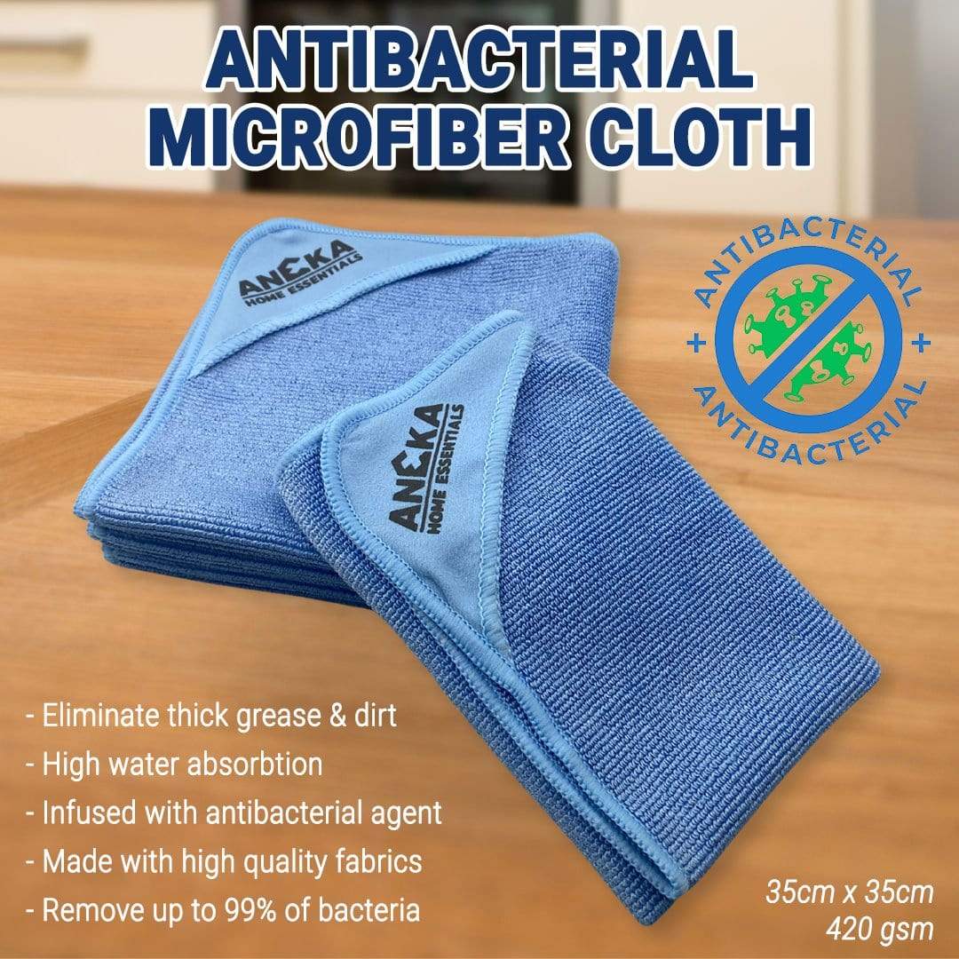 Aneka Antibacterial Kitchen Microfiber Cloth 420gsm 35cm x 35cm