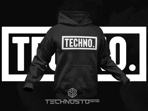 Techno Dot Premium Hoodie für Raver