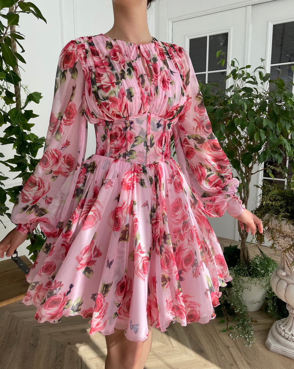 Rose Fields Corset Mini Dress
