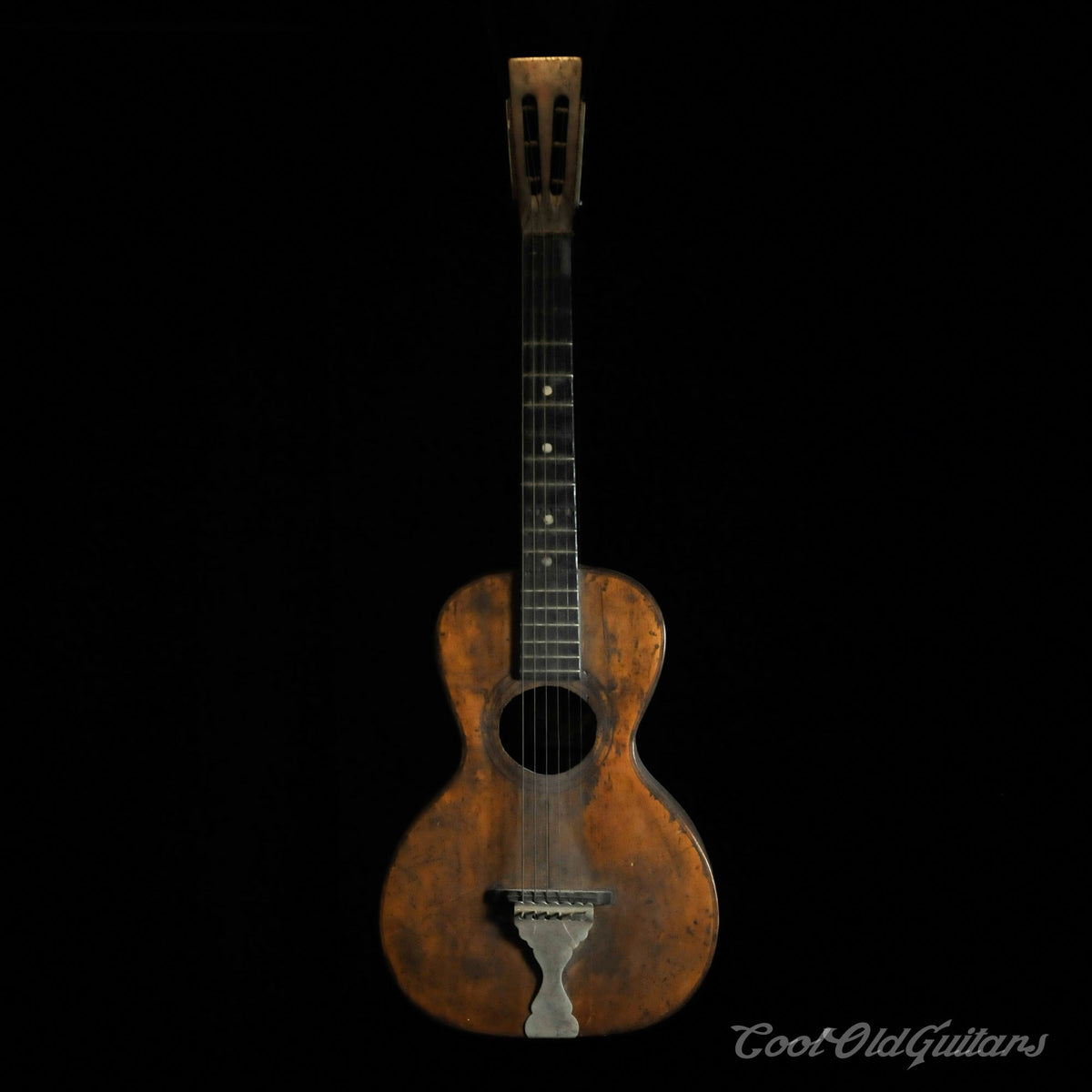 Late 1800s Early 1900s Eugene Howard Vintage Acoustic Parlor Guitar Cool Old Guitars