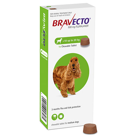 BRAVECTO Chewable Medium Dog 10-20kg