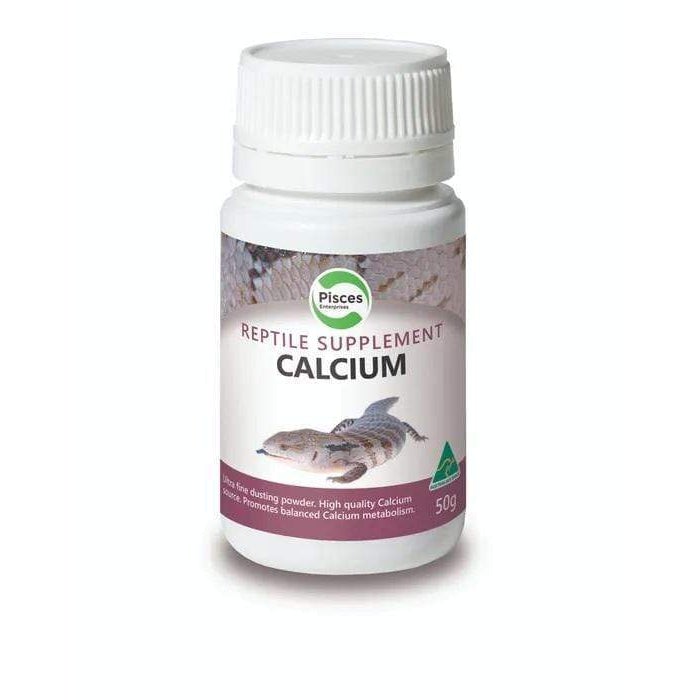 Pisces Calcium Powder for Reptiles 50g – Habitat Pet Supplies