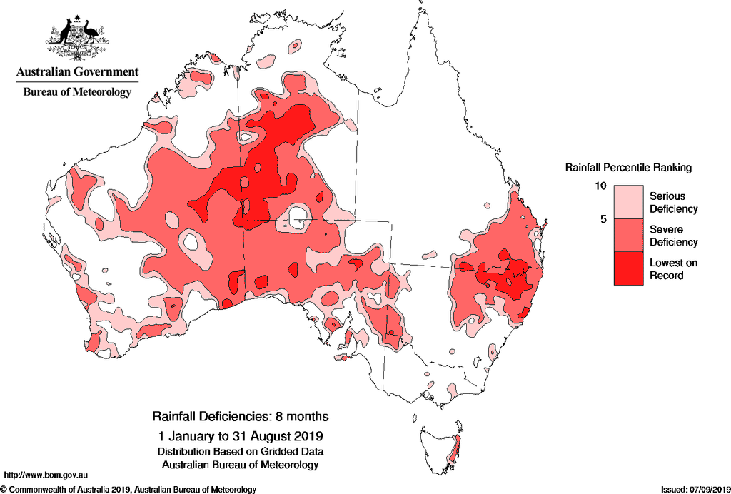 Australia Drought Map