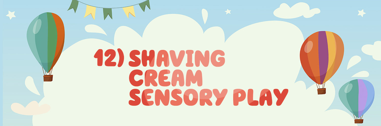shaving cream play for kids