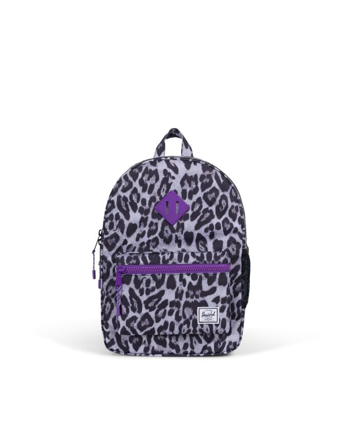 Heritage Backpack Youth - Snow Leopard\Deep Lavender