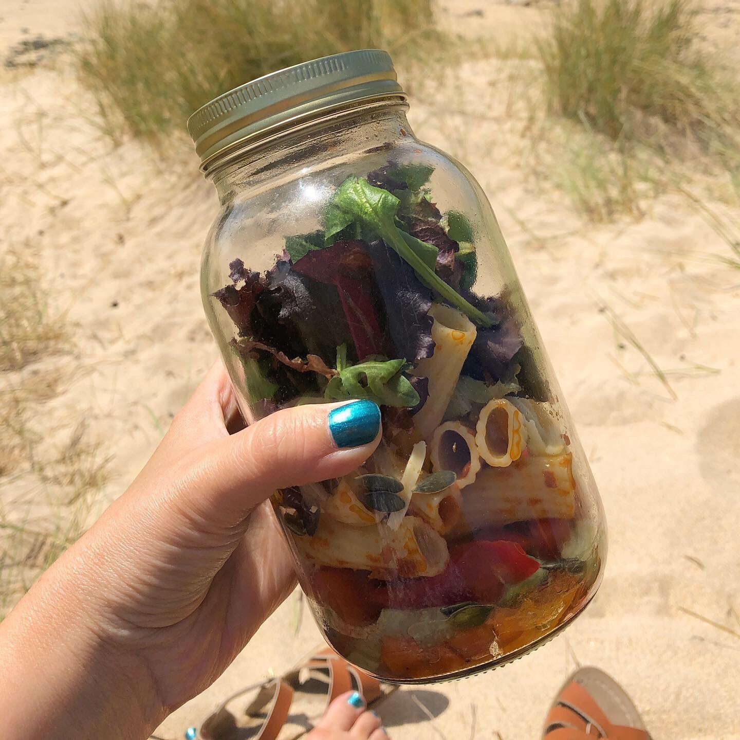 mason jar layered salad