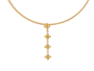 Elegant 18k Diamond Pendant Necklace 