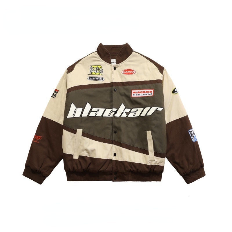 Blackstar Street Hip-hop Nascar Bomber Jacket