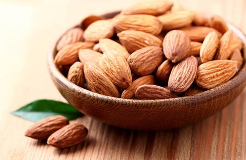 Almonds are an excellent source of Vitamin E