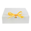 Square White Boxes With Different Colour Bow