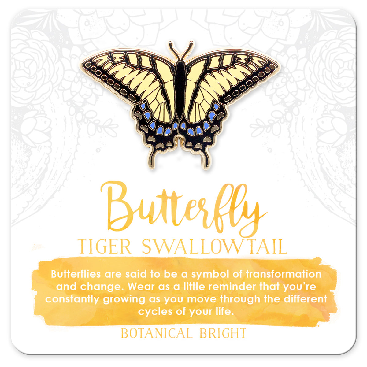 Blue Morpho Butterfly Enamel Pin – Botanical Bright - Add a Little Beauty  to Your Everyday