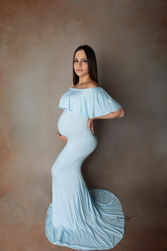 maternity dresses baby blue