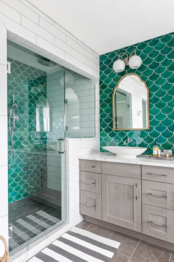 sea mist fish scale tile bathroom oasis