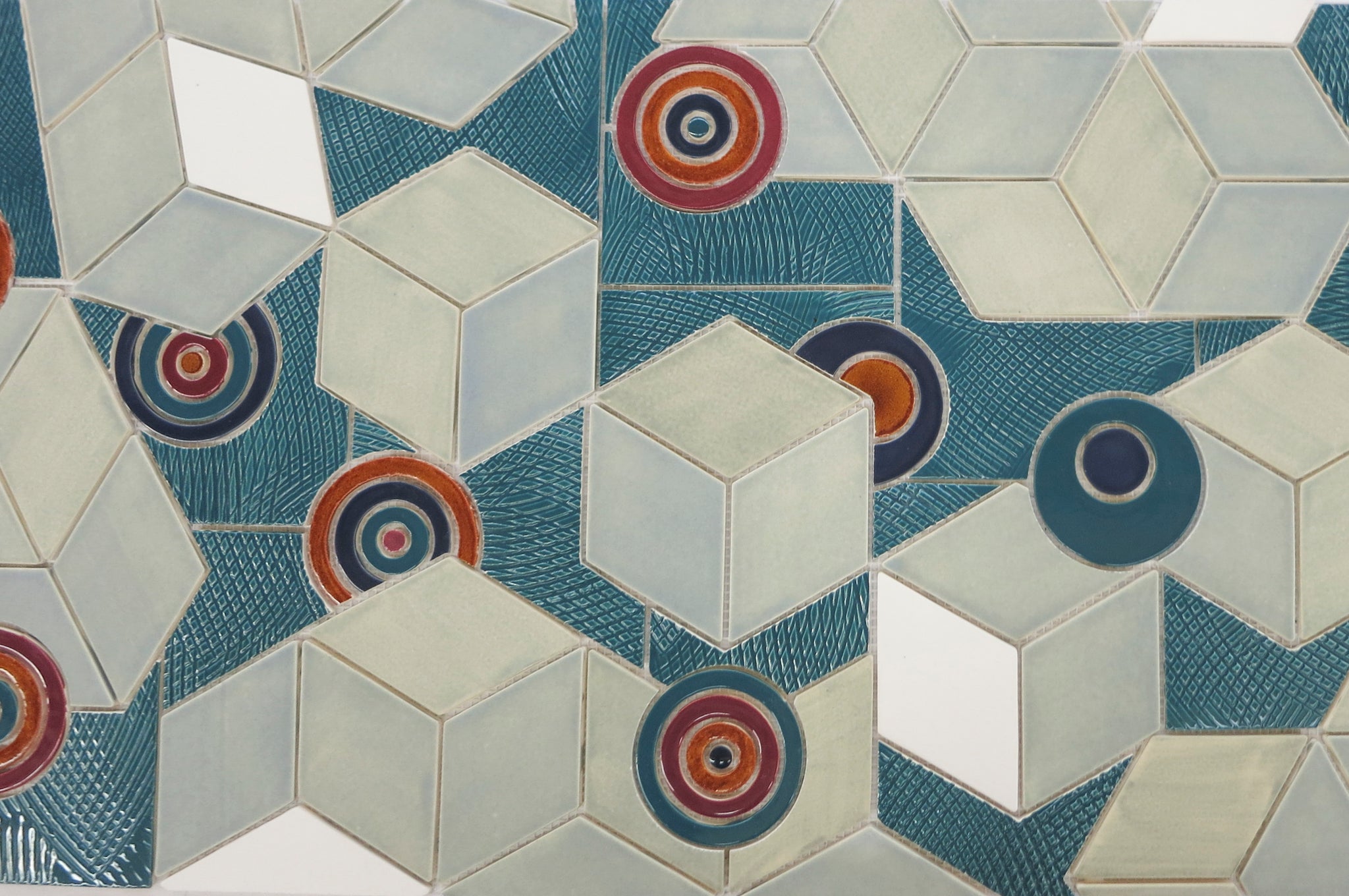 Retro Geometric Tile Pattern