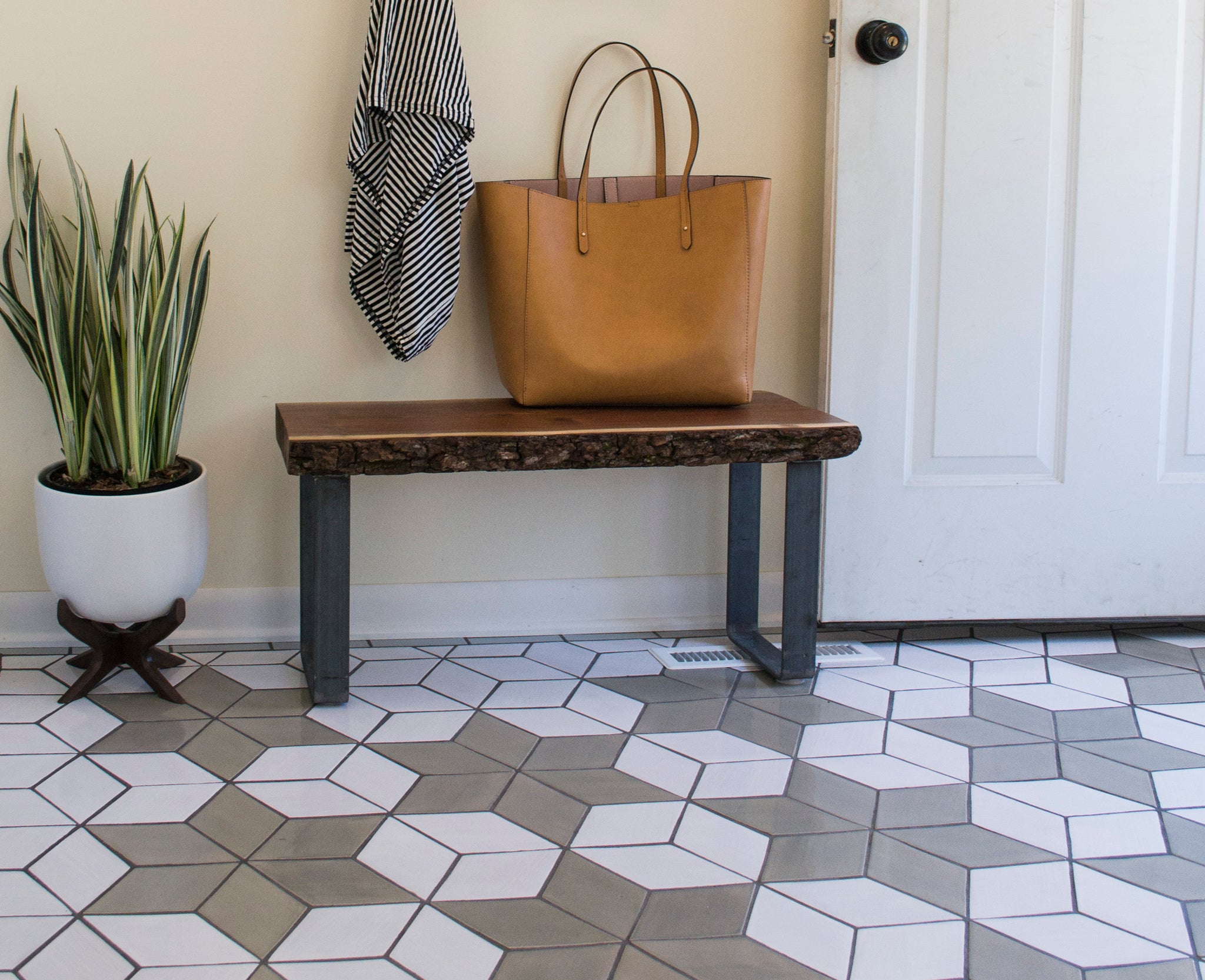 Star Pattern Diamond Ceramic Tile