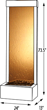 6 foot copper gardenfall diagram