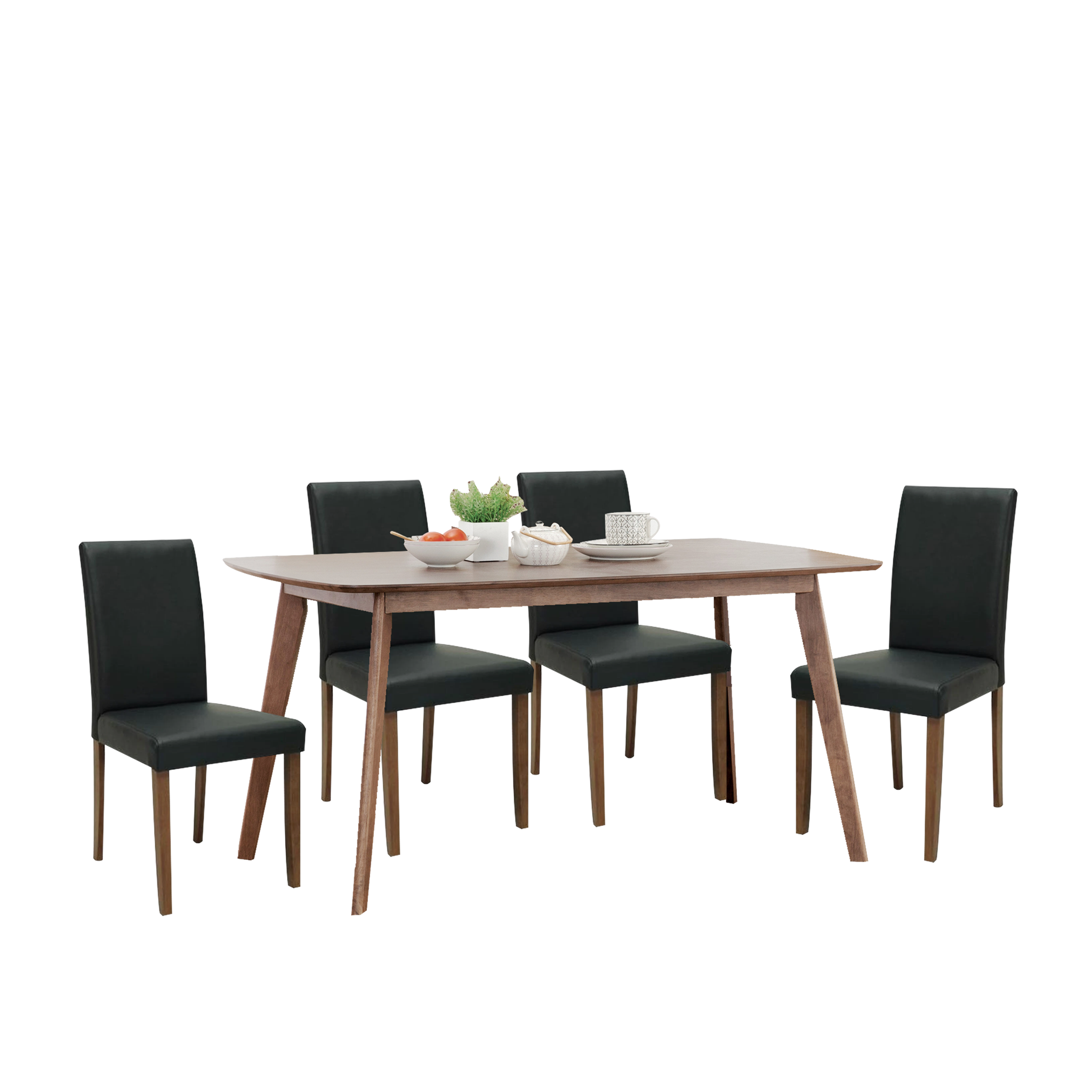 espresso brown dining chairs