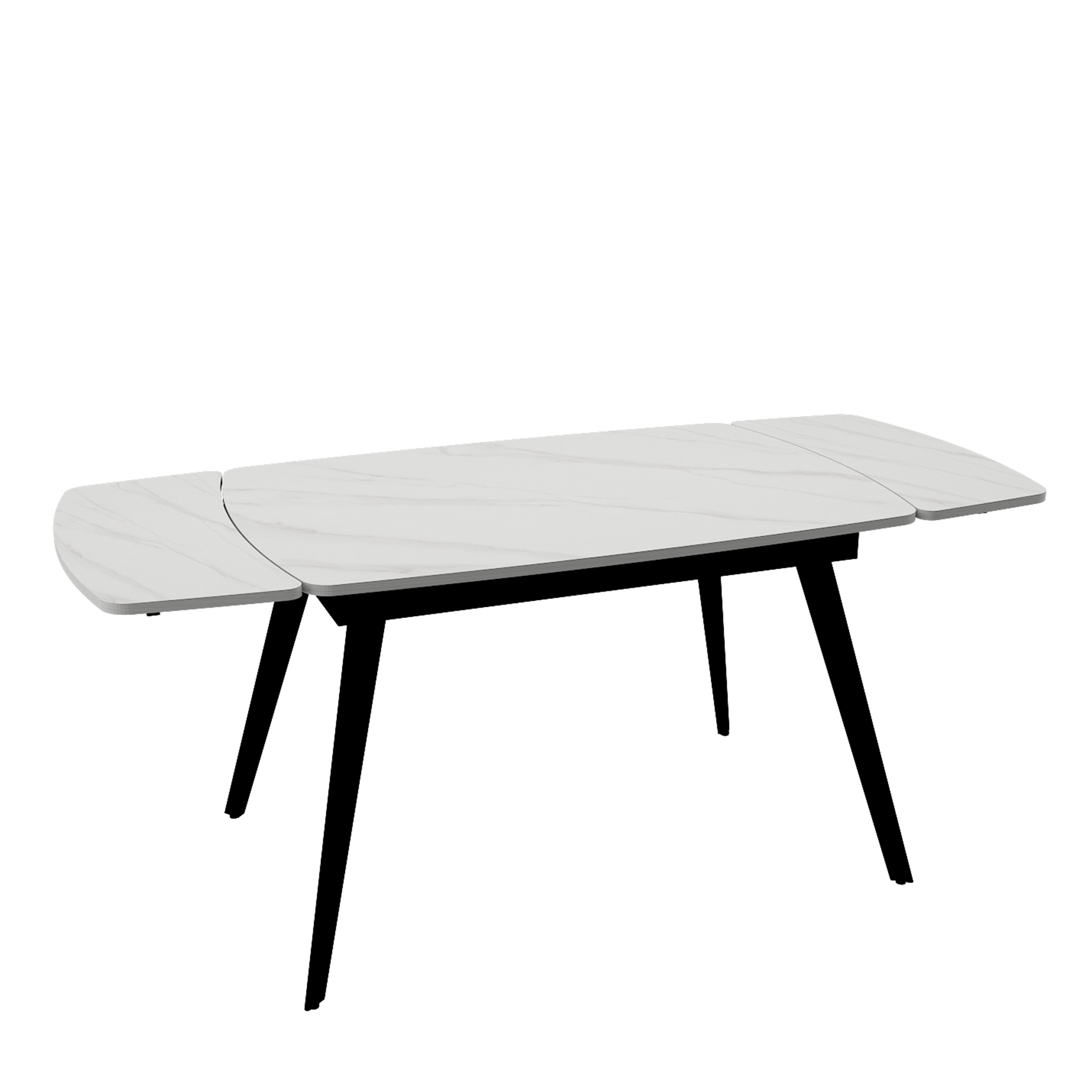 white extension table