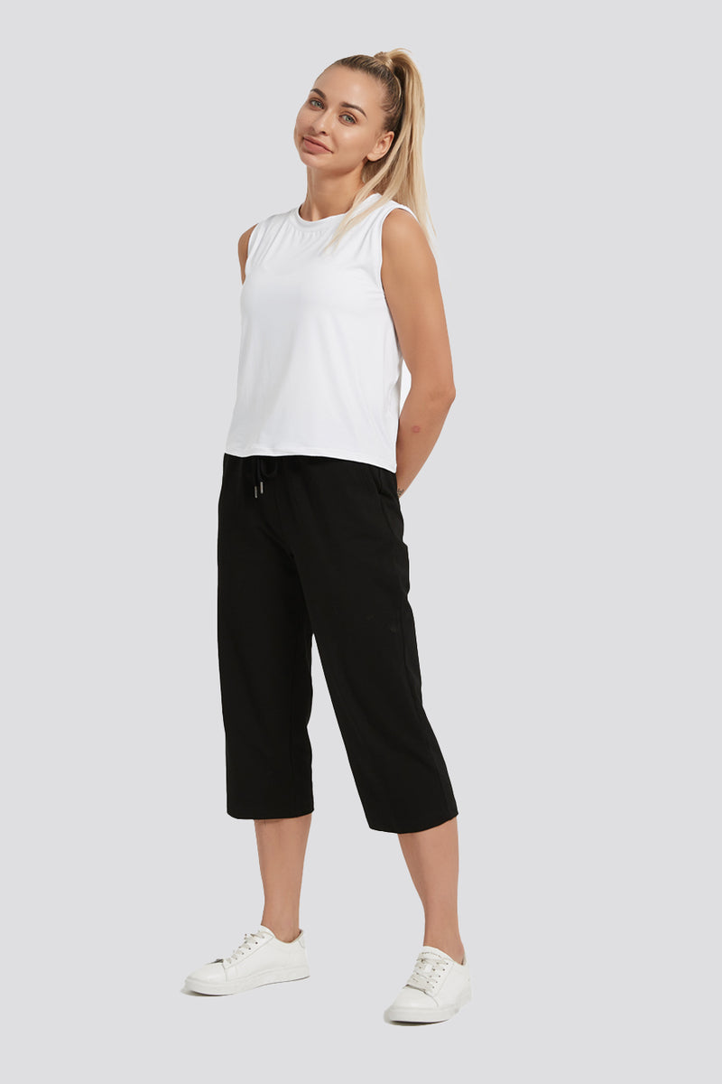 SEESEE CROPPED SWEAT PANTS スウェット パンツ-