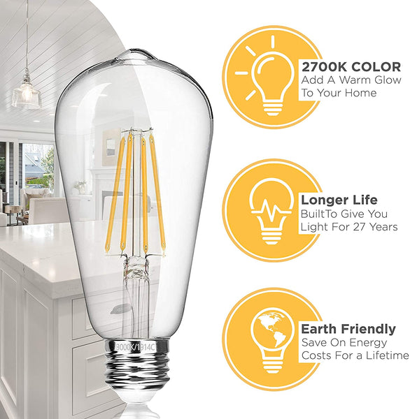 edison light bulbs soft white