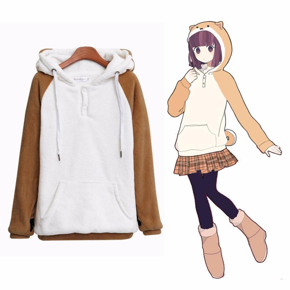 kawaii shiba inu hoodie