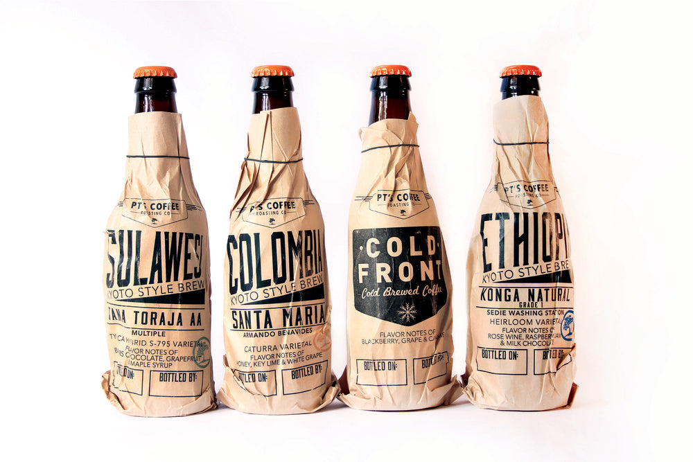 PT's Cold Brew packaging