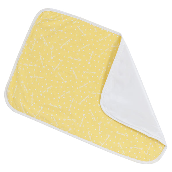 Nuangel Changing Pad Sunshine Yellow Jesus Loves Me Nuangel