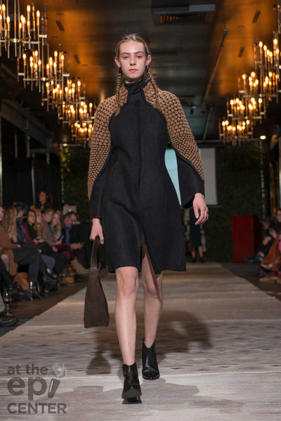 Womens Alpaca Coat - Sustainable Clothing - Farm to Fashion Show
