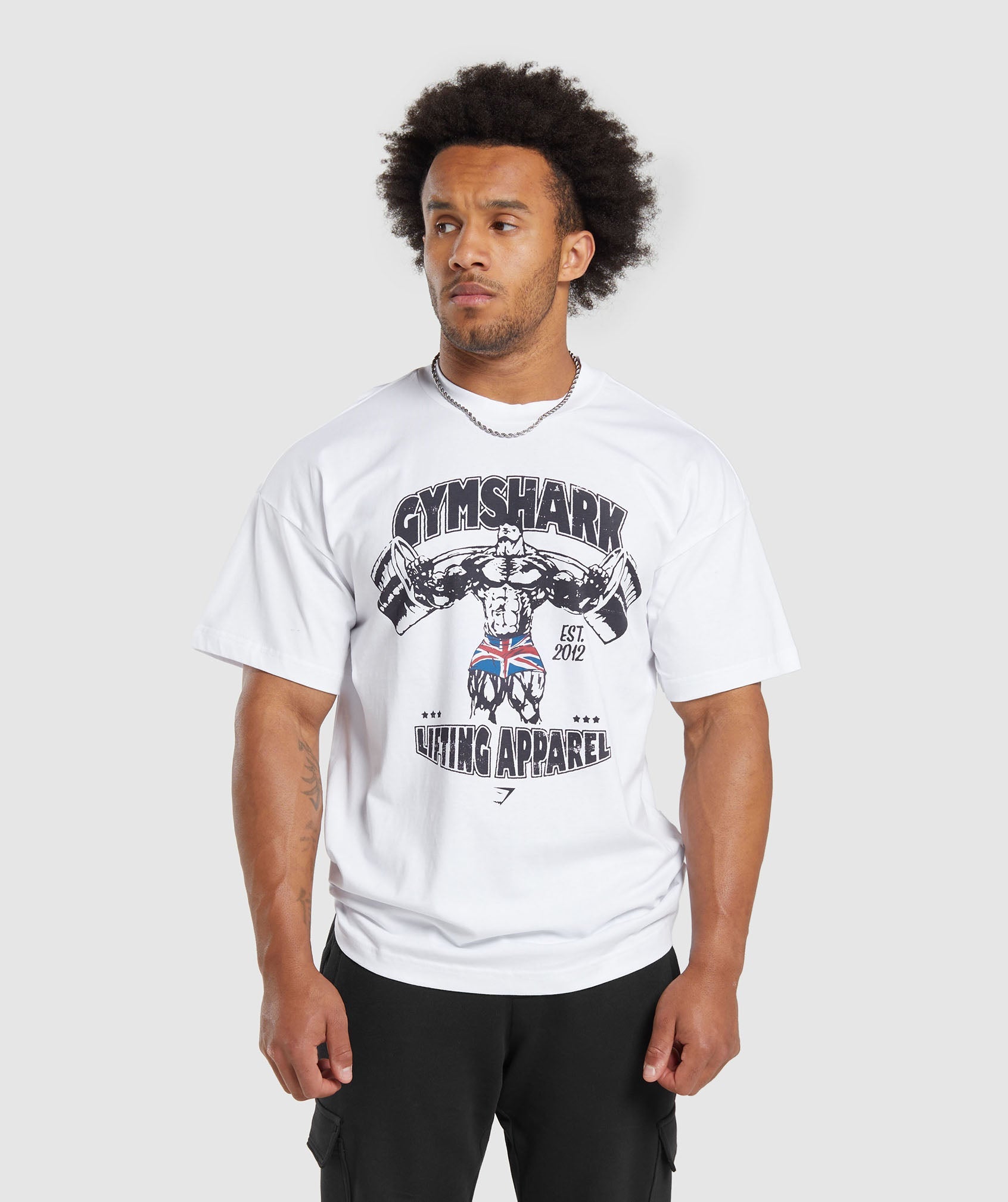 Gymshark Collegiate Oversized T-Shirt - White – couturetor