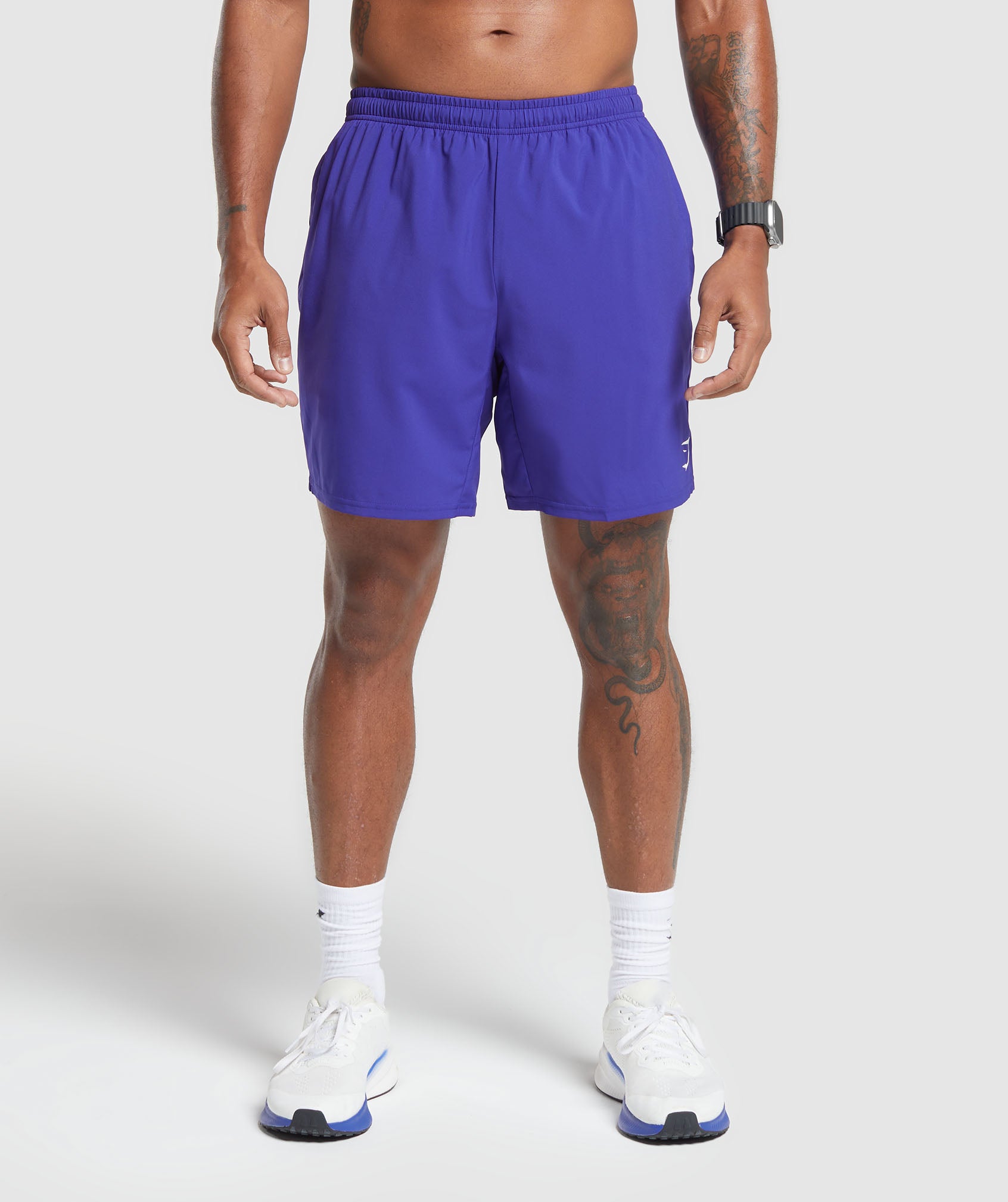 Gymshark Arrival 7 Shorts - Cobalt Purple