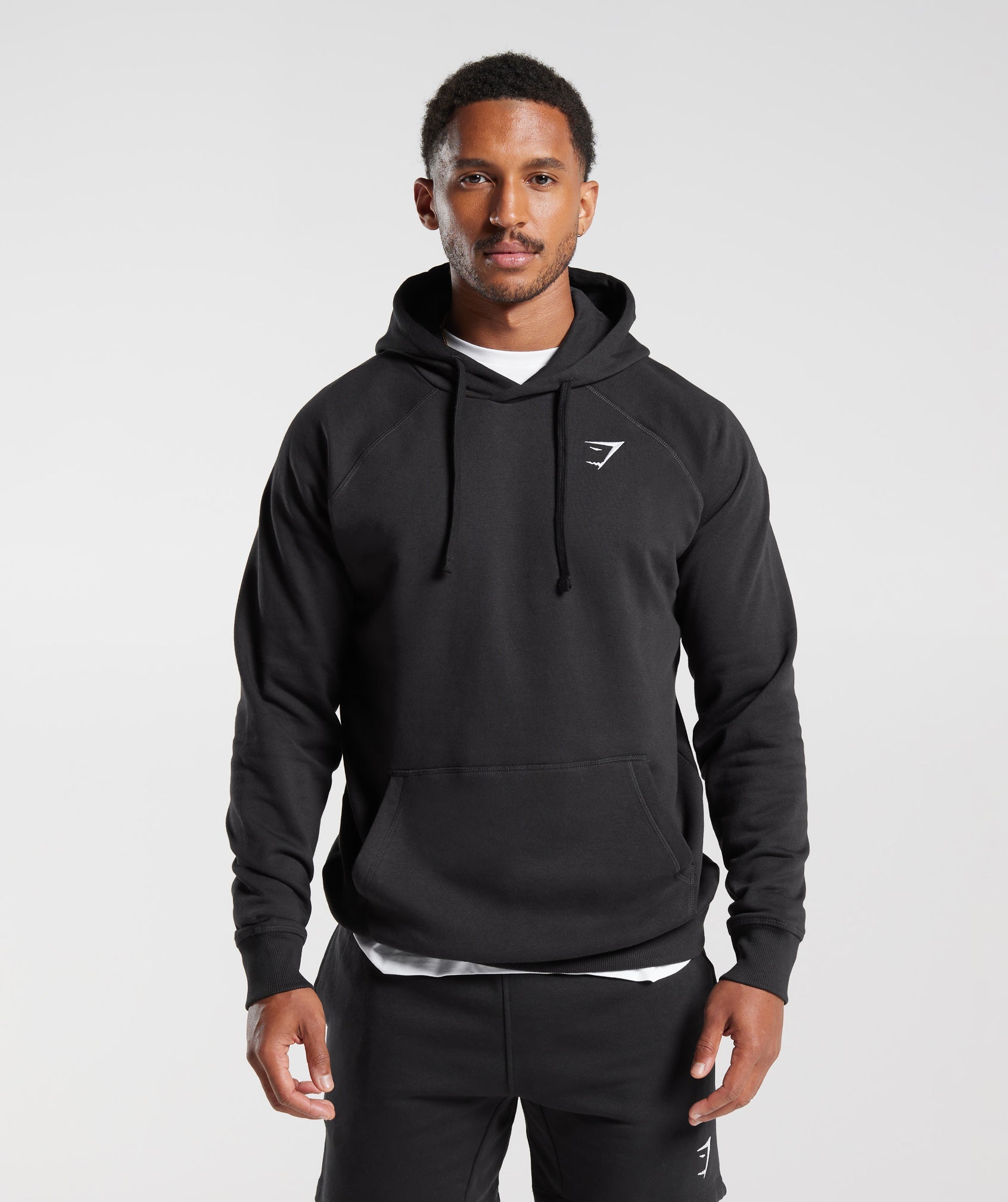 Gymshark Crest Hoodie - Black | Gymshark