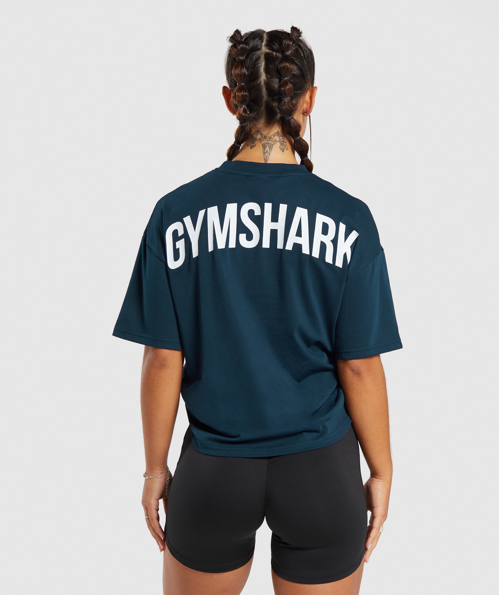 Gymshark GS Power Oversized T-Shirt - Navy