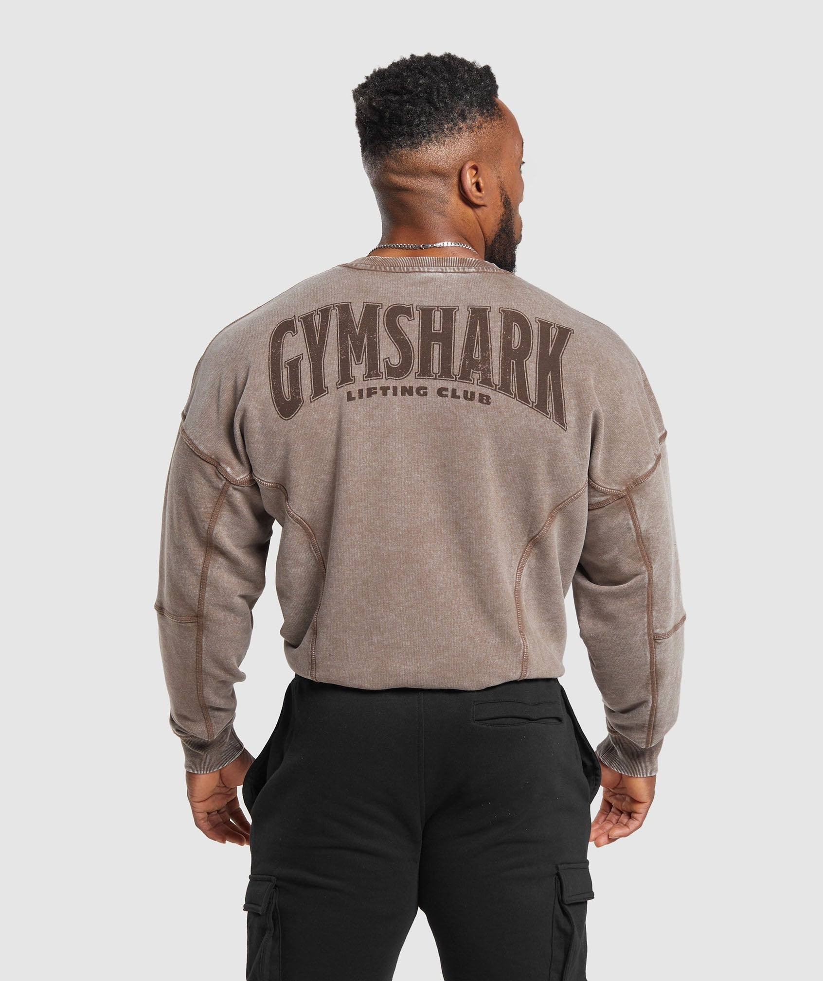 Gymshark Heritage Washed Crew - Desert Beige