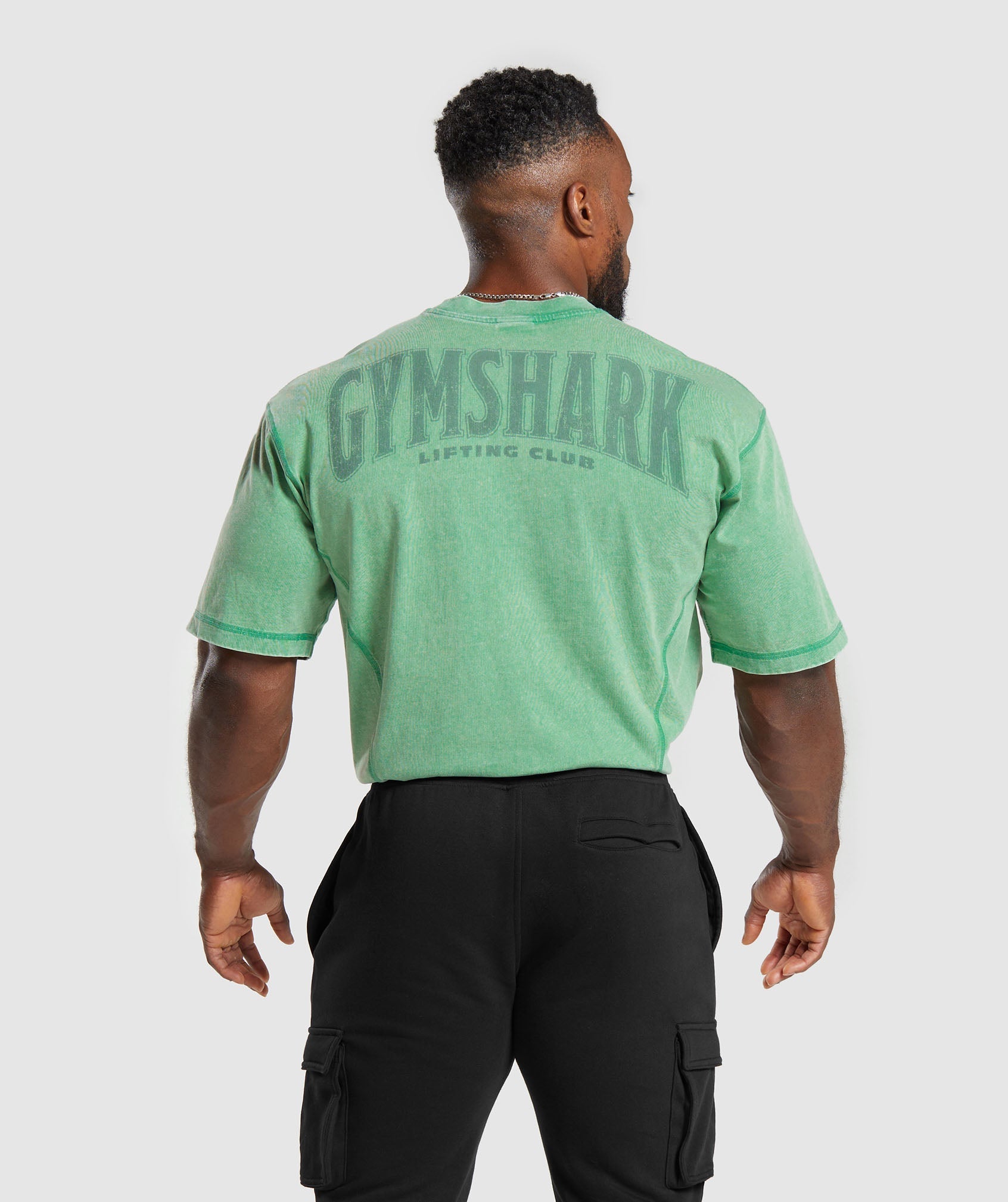 GYMSHARK Gymshark GRAPHIC EXTRUDE - Tank Top - Men's - aqua green