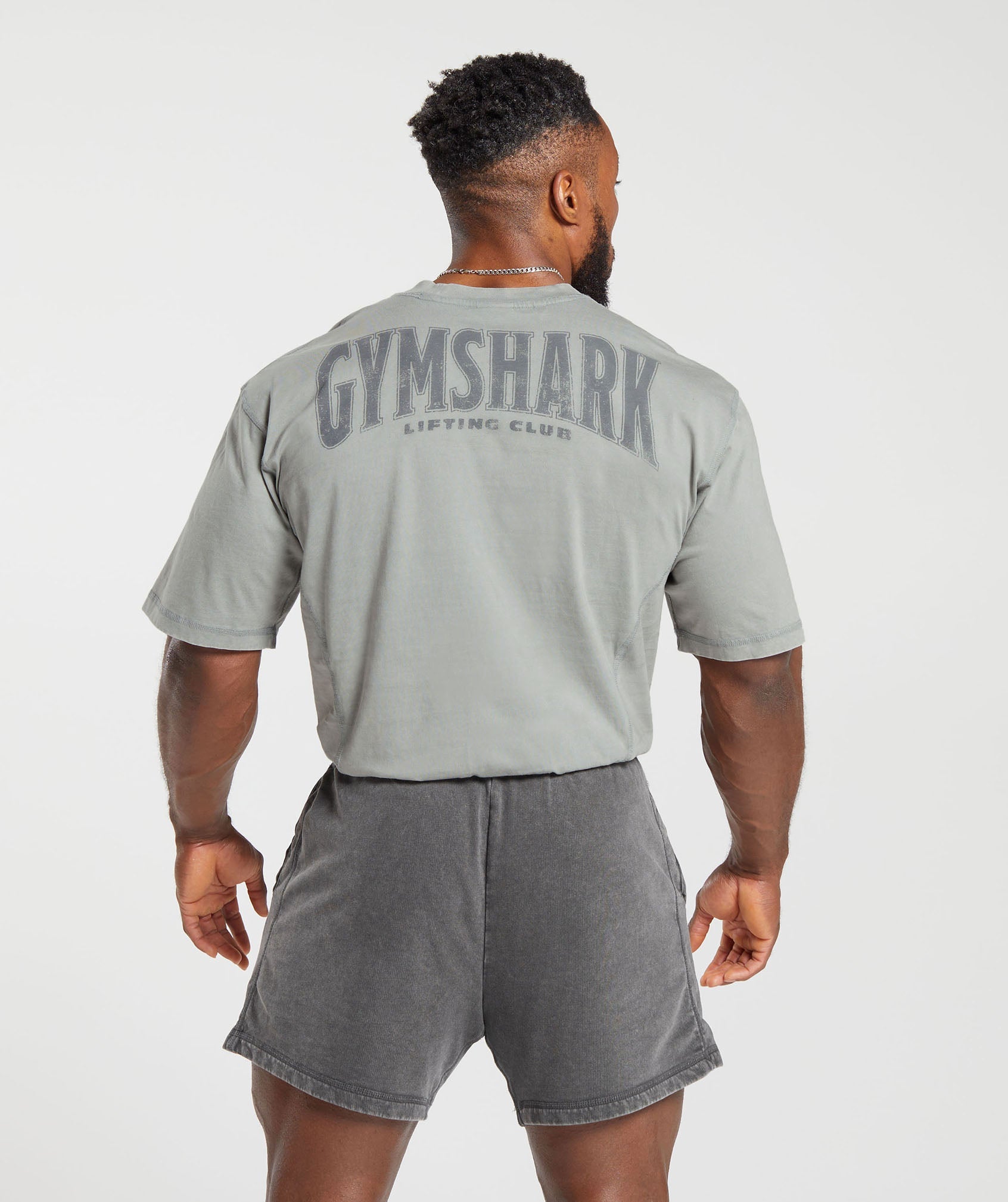 Gymshark Heritage Washed T-Shirt - Smokey Grey