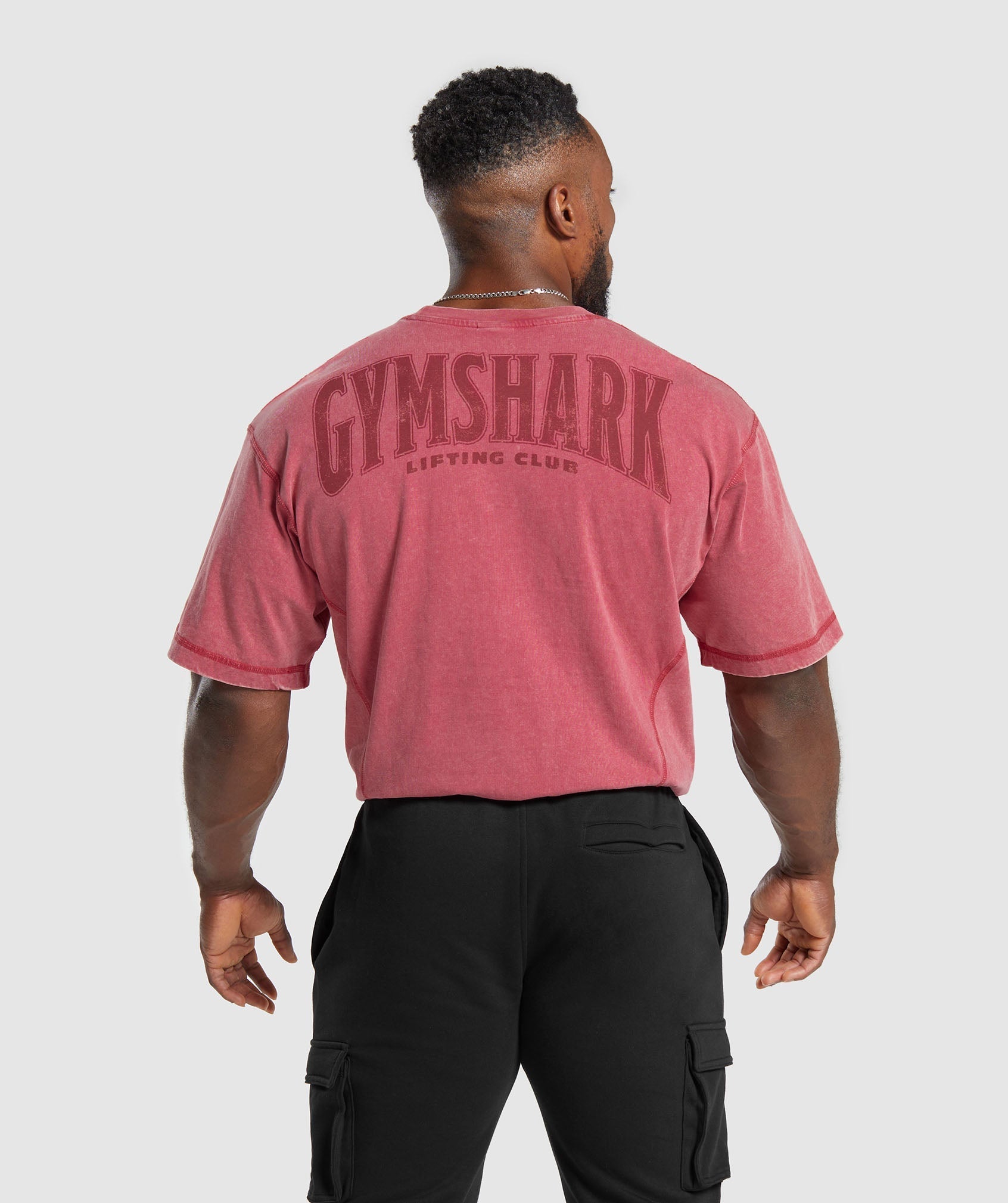 Gymshark Heritage Washed T-Shirt - Vintage Pink